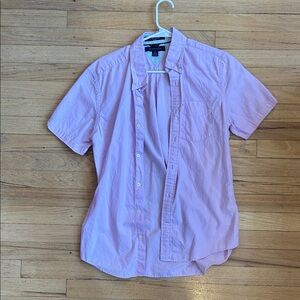 Tommy Hilfiger Light Pink Casual Button Down Shirt